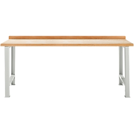 Établi TOP, unité de base, 2000 mm de large, gris clair 