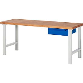 Établi type 7001-1, l. 2000 x P 700 x H 840 mm