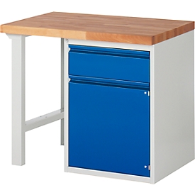 Établi type 7502-1, l. 1000 x P 700 x H 840 mm