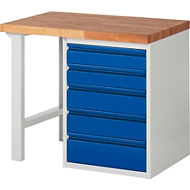 Établi type 7513-1, l. 1000 x P 700 x H 840 mm