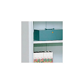 Étagère - métal - l. 570 x P 370mm -  gris clair - notre marque Schäfer Shop Select