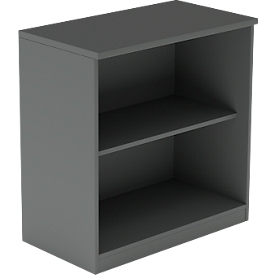 Etagère NEVADA, L 800 x P 445 x H 825 mm, gris foncé