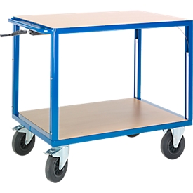 Etagewagen, in hoogte verstelbaar, 1090 x 700 mm, draagvermogen 400 kg