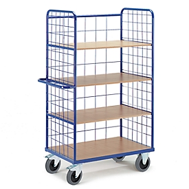 Etagewagen met rooster, L 1200 x B 800 mm