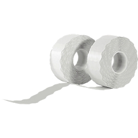 Etiketten für Preisauszeichner Judo, 26 x 16 mm, ablösbar, weiss, 1200 Etiketten je Rolle