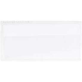 Etikettentasche Label PLUS, selbstklebend, 80x160, weiss
