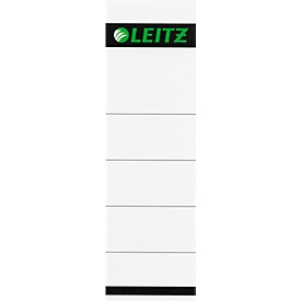 Etiquetas de papel para lomo LEITZ®, ancho del lomo 80 mm, etiqueta insertable, 10 unidades