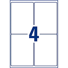 Étiquettes d'envoi du formulaire d'objectif AVERY®, 99,1 x 143,5 mm, 300 feuilles, blanc