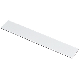 Étiquettes magnétiques, blanc, 25 x 150 mm