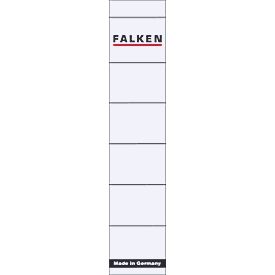Étiquettes pour classeurs Recycolor Falken, largeur de tranche 80 mm, autocollant, 10 p.