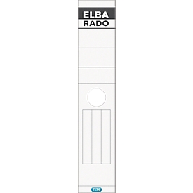 Étiquettes pour classeurs suspendus ELBA, largeur de tranche 50 mm, autocollant, 10 p.