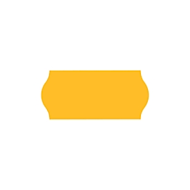Étiquettes pour divers. jaune-orange, 12 rouleaux