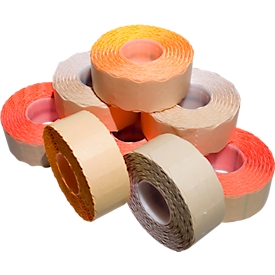 Etiquettes, pour étiqueteuses de prix, blanches , 10 rouleaux