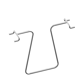 Étrier de serrage, pour rayonnage ouvert Variabo, P 250 mm