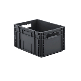 Eurobox SSI Schaefer serie MF 4220, gesloten, polypropyleen, L 400 x B 300 mm, inhoud 19,7 l, zonder deksel.