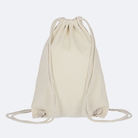 Event Festival Beutel TEXXILLA, A4, als Rucksack nutzbar, naturfarbene/kürzbare Kordeln, OEKO-TEX® STANDARD 100, L 210 x B 290 mm, Baumwolle, natur