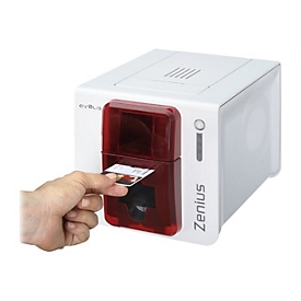 Evolis Zenius Classic line - Plastikkartendrucker - Farbe - Thermosublimation/thermische Übertragung - CR-80 Card (85.6 x 54 mm) - bis zu 500 Karten/Stunde (einfarbig)/ bis zu 150 Karten/Stunde (Farbe)
