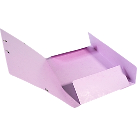Exacompta Aquarel folder, size A4, W 240 x H 320 mm, 3 flaps, spine label, elastic closure, FSC® cardboard, mauve
