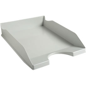 Exacompta Briefablage ECOTRAY Office, A4+, stapelbar, Blauer Engel, B 255 x T 345 x H 65 mm, Polystyrol, grau