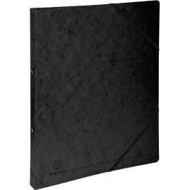 Exacompta classeur à anneaux, DIN A4, 2 anneaux ronds mécaniques, largeur du dos 20 mm, noir