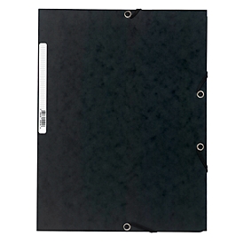 Exacompta Eckspannmappe A4, schwarz
