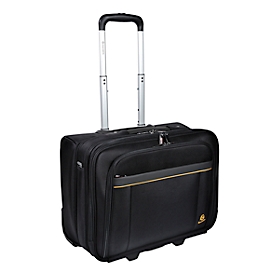 Exacompta Exactive business trolley, voor notebooks tot 15,6'', L 450 x B 255 x H 395 mm, polyester, zwart