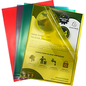 Exacompta Forever® file pockets, made of recycled polypropylene, grained, 120µ, DIN A4, 25 pieces