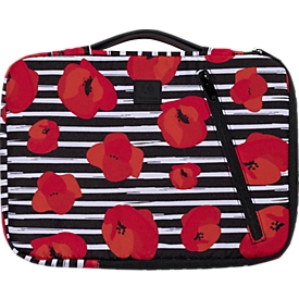 Exacompta laptophoes 13-14 inch poppy, gewatteerd, hoekbescherming, uitschuifbaar handvat, voorvak, gerecycled