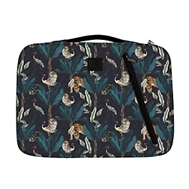 Exacompta laptophoes 13-14 inch Savana, gewatteerd, hoekbescherming, oprolbaar handvat, voorvak, gerecycled