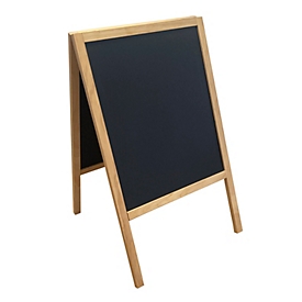 Exacompta Panneau de trottoir, bois, L 530 x H 900 mm, noir