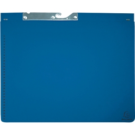 Exacompta swing nietmachine, voor 2 x links of rechts nieten, gevouwen, uitbreidingszak, gerecycled karton, blauw, 25 st.