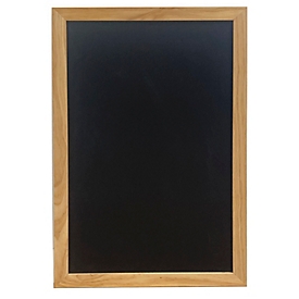 Exacompta Tableau mural en ardoise, bois/MDF, L 530 x P 70 x H 800 mm, noir