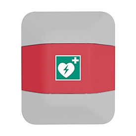 Extension défibrillateur, p. armoire pour extincteurs help, l. 434 x P 225 x H 196 mm, rouge