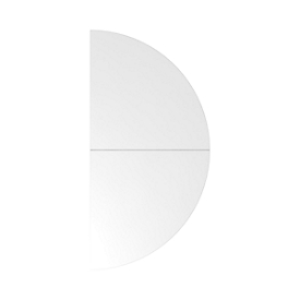 Extension table set ULM, with support leg, W 1600 x D 800 x H 650-850 mm, white