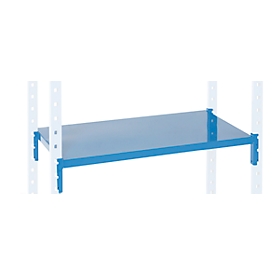 Extra plaatstalen legbord, B 1260 x D 500 mm