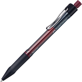 Faber-Castell Gelroller Beyond Gel, Strichstärke 0,4 mm, Minen-Ø 0,7 mm, Schreibfarbe rot, dokumentenecht, Recycling-Kunststoff/Metall, 1 Stück