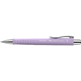 Faber-Castell Stylo à bille rétractable Poly Ball XB, mine XB, sweet lilac