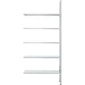 Fachbodenregal FBR 2200, Anbauregal, 5 Böden, 1025 x 400 mm