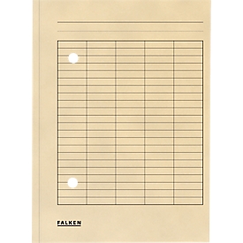 FALKEN document folder, DIN A4, cardboard, chamois