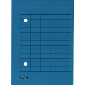 FALKEN documentenmap, A4, karton, blauw