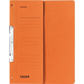 FALKEN Einhakhefter, DIN A4, halber Deckel, 1 Stück, orange
