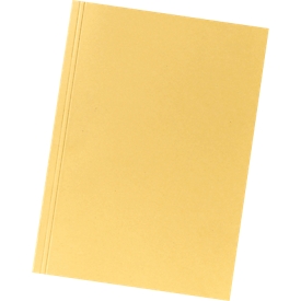 FALKEN Fundas para carpetas, DIN A4, cartón, amarillo