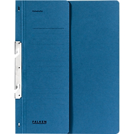 FALKEN hook-in file, DIN A4, half lid, 1 piece, blue