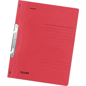 FALKEN hook-in file, DIN A4, whole lid, 1 piece, red