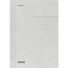 FALKEN loose-leaf binder, DIN A4, Manila rc box grey
