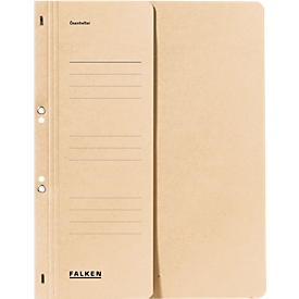 FALKEN Ösenhefter, für DIN A4, halber Deckel, 1 Stück, chamois