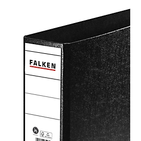 FALKEN ordner, A4 liggend, rugbreedte 80 mm, zwart