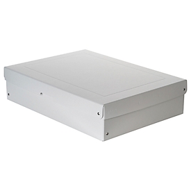 Falken PureBox PRO A3 archiefbox, voor maximaal 1250 vel, DIN ISO 16245-A, met etiketveld, L 440 x B 320 x vulhoogte 100 mm, FSC® karton, wit