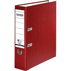 FALKEN Recycolor-dossier, DIN A4, rugdikte 80 mm, bordeaux