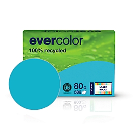 Farbiges Kopierpapier EVERCOLOR, DIN A4, 80 g/m², dunkelblau, 1 Paket = 500 Blatt